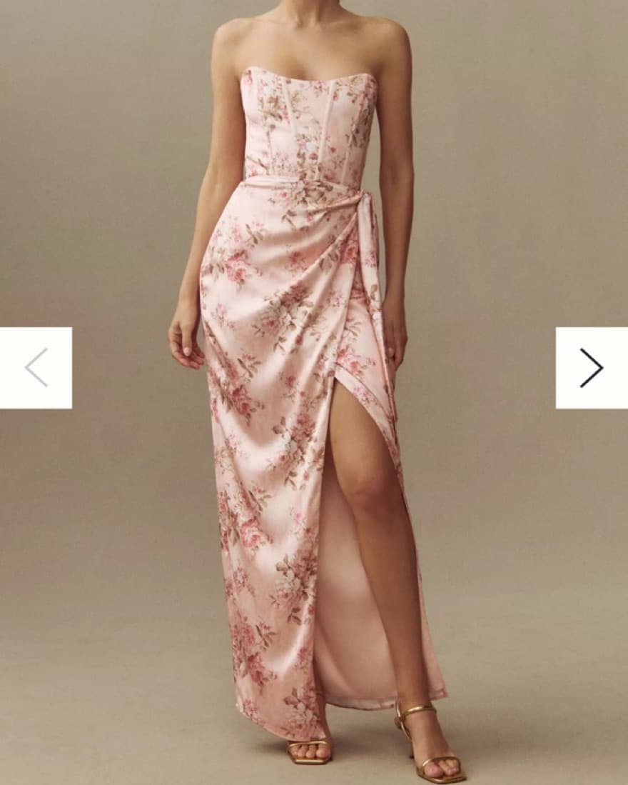 Satin Formal Corset Gown - Image 1