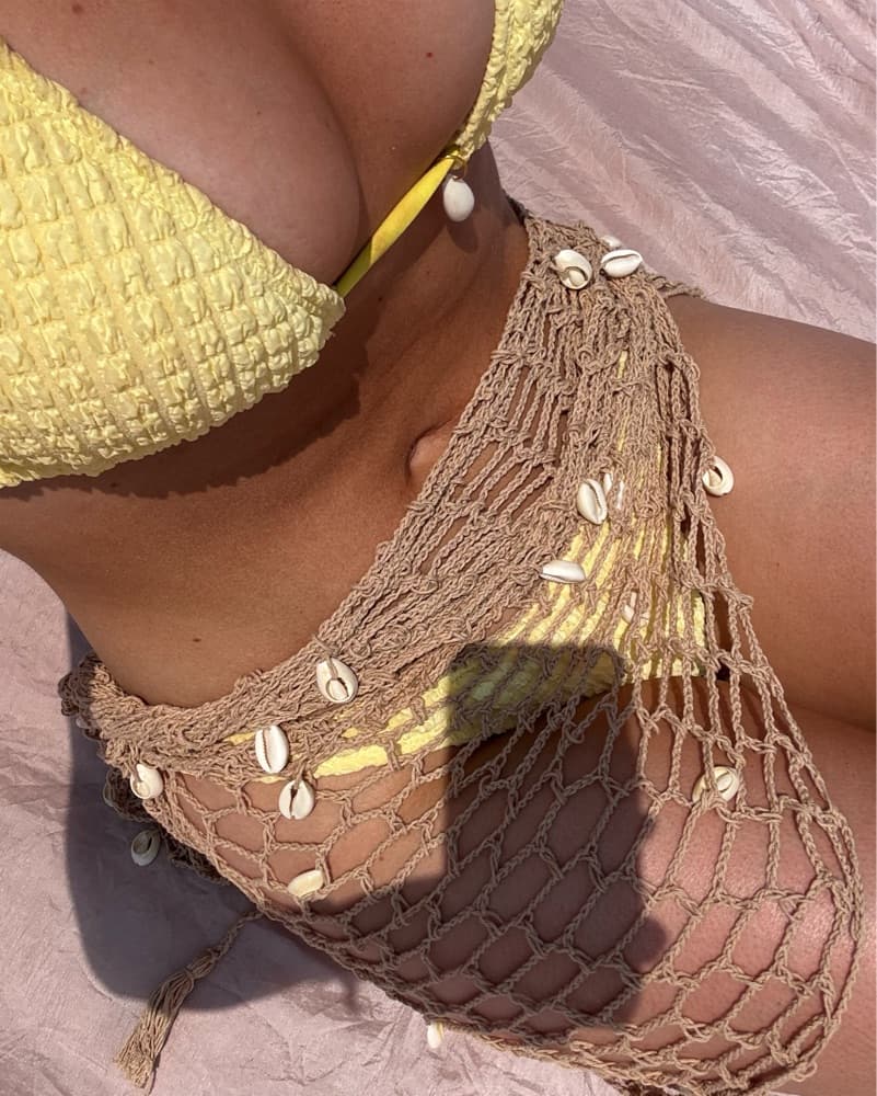 Shelled Net Sarong - Image 2
