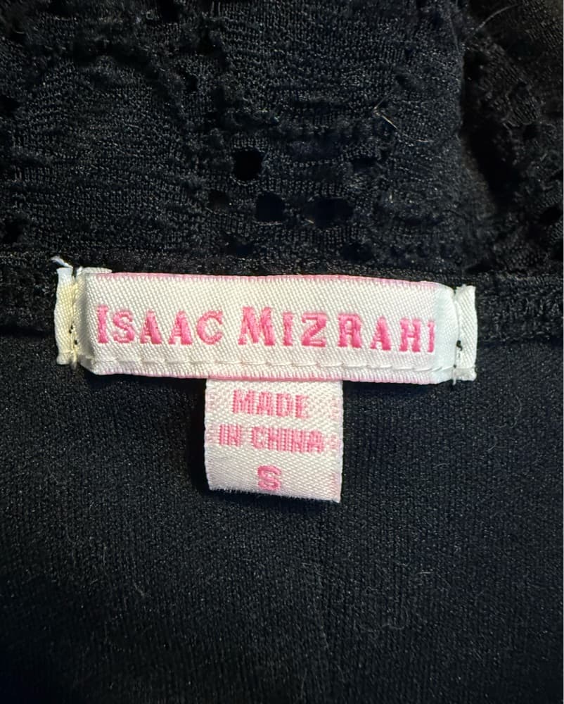 Isaac Mizrahi Navy Blue Crochet Dress - Image 3