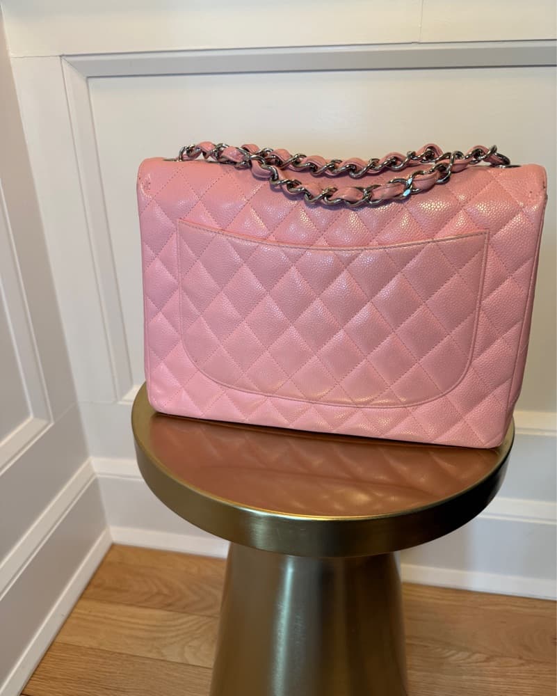 Rare Chanel Bubble Gum Pink Quilted Flap - Image 3