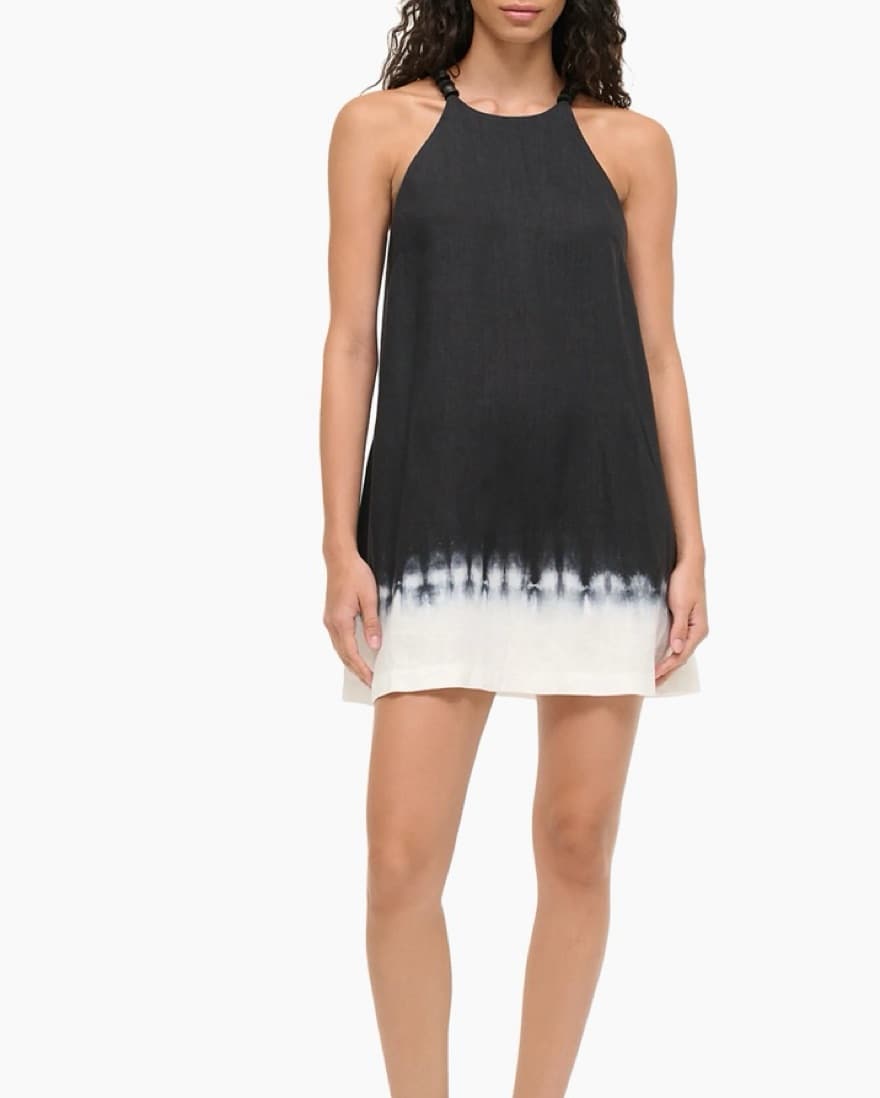 Staud Cabo Dip-dyed Linen A-Line Mini - Image 2