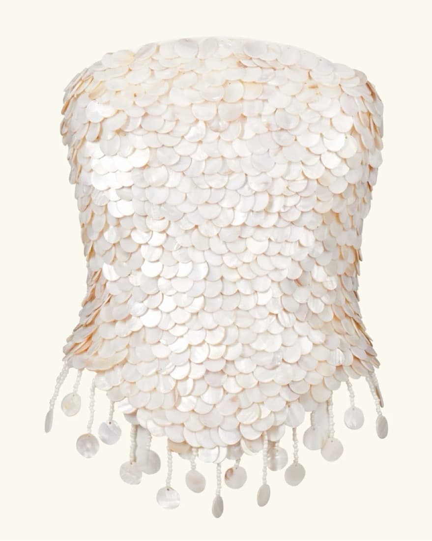 Idah Aurora Corset - Mother of Pearl - Image 1