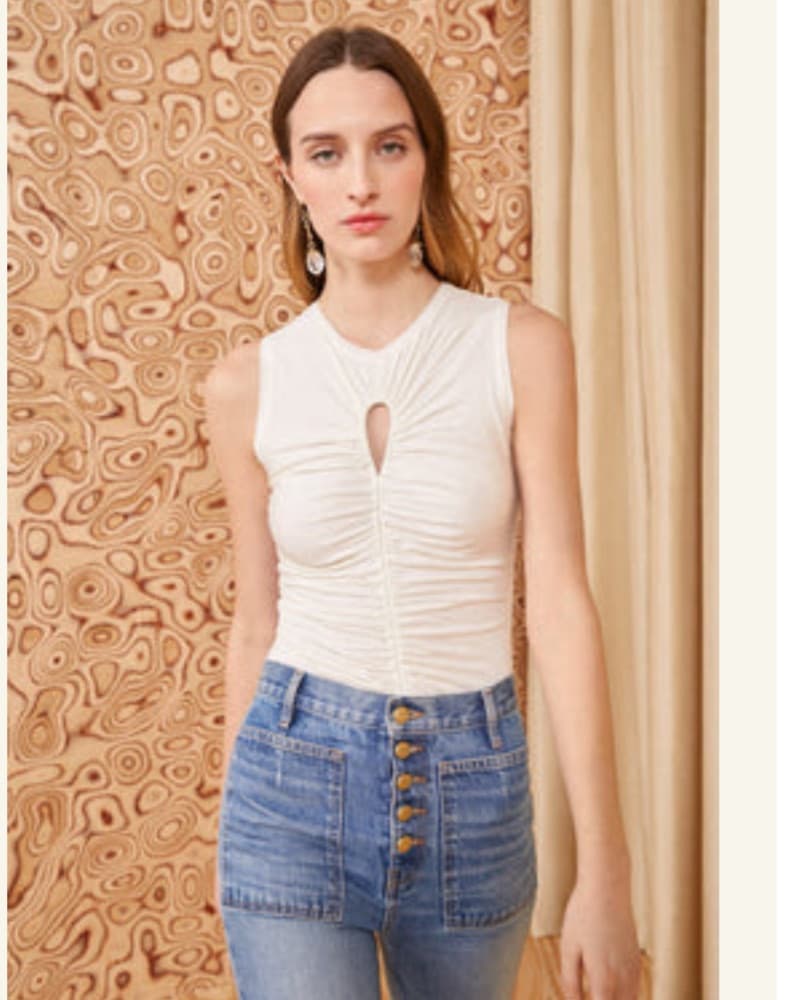 White Ulla Johnson Tank - Image 1
