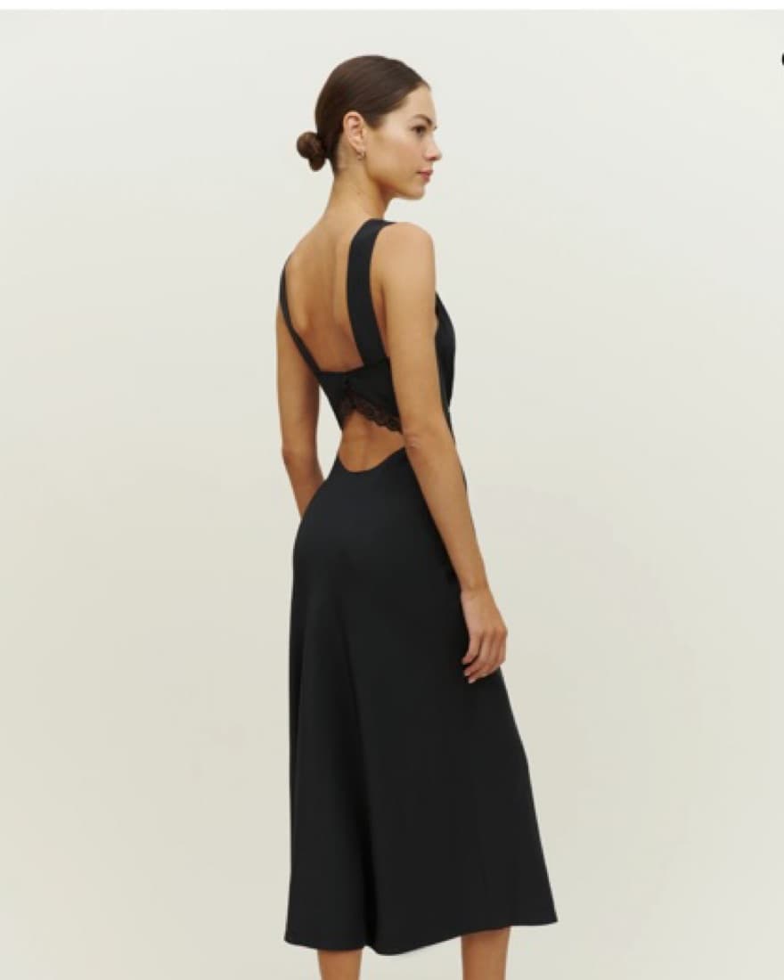 REFORMATION Lace Midi Dress - Image 3