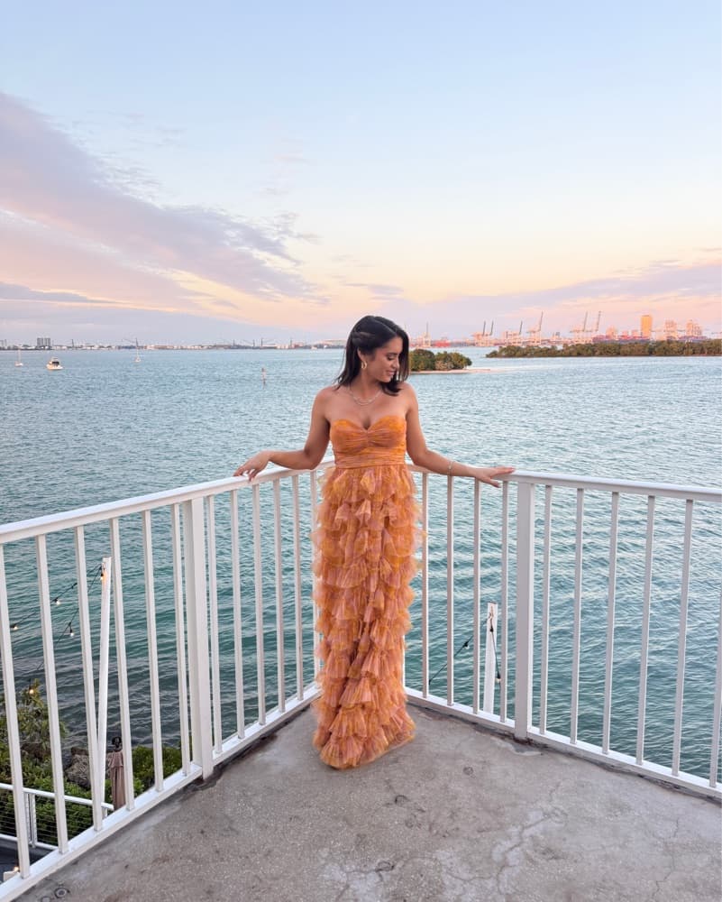FESTIVAL OF YOU STRAPLESS TULLE MAXI DRE - Image 1