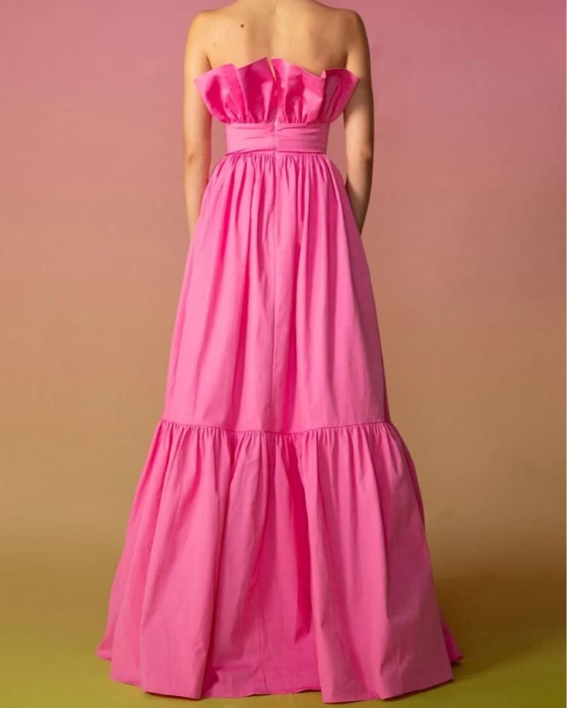 Sau Lee Nina Strapless Ruffle Dress - Image 2