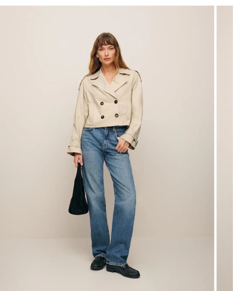 Chic Beige Trench Coat - Image 2