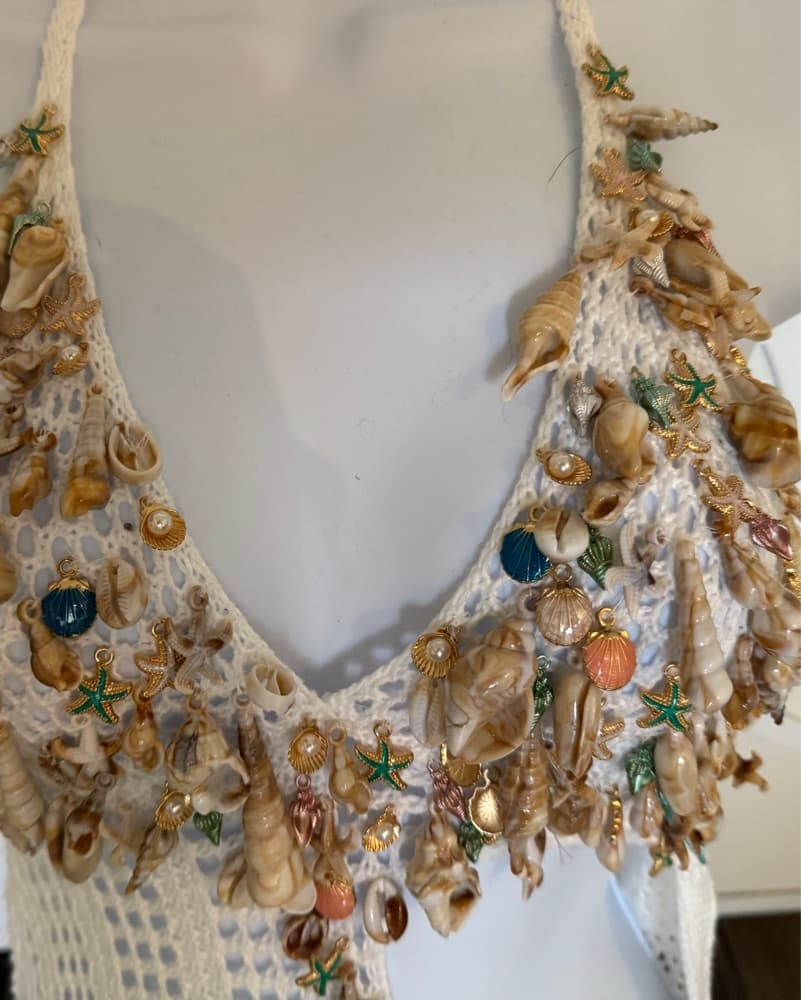 Mermaid Shell Crotchet Dress  - Image 3