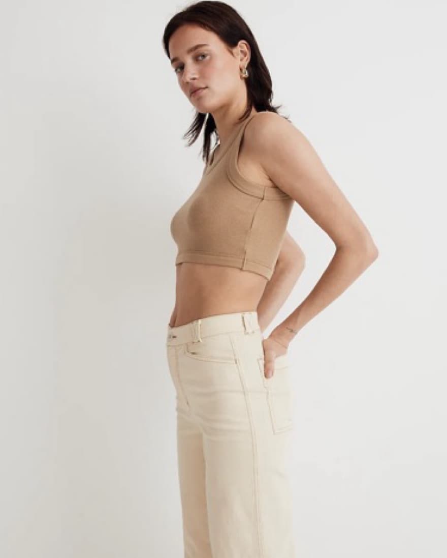 Madewell Crewneck Crop Tank XS - Image 2