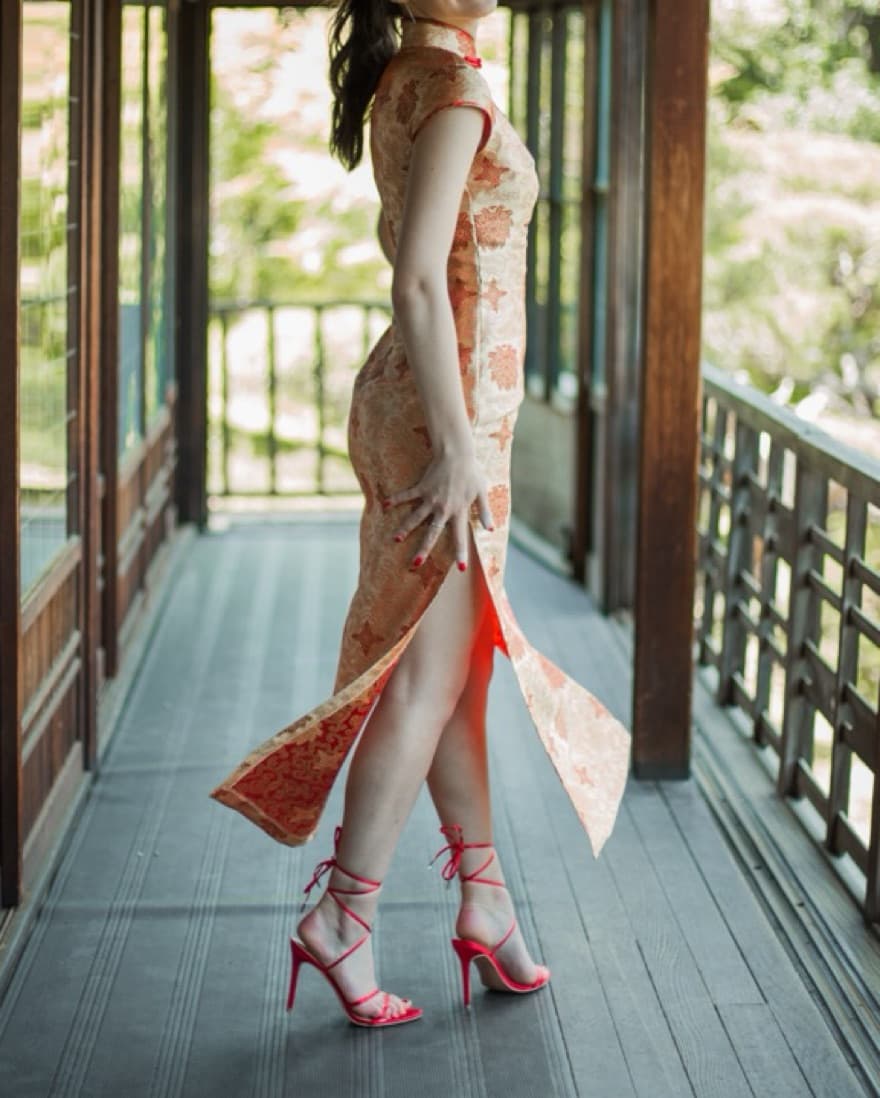 Stunning Cheongsam Qi Pao Custom Made - Image 3