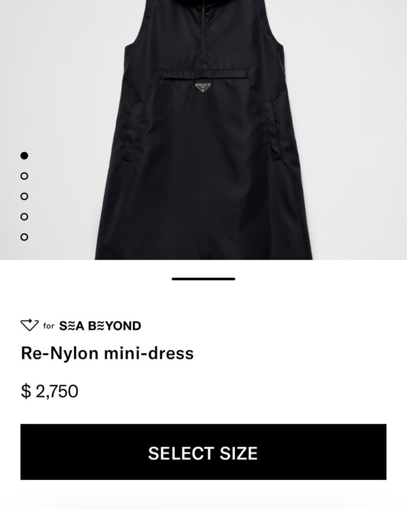 Prada Re-Nylon Mini Dress - Image 4