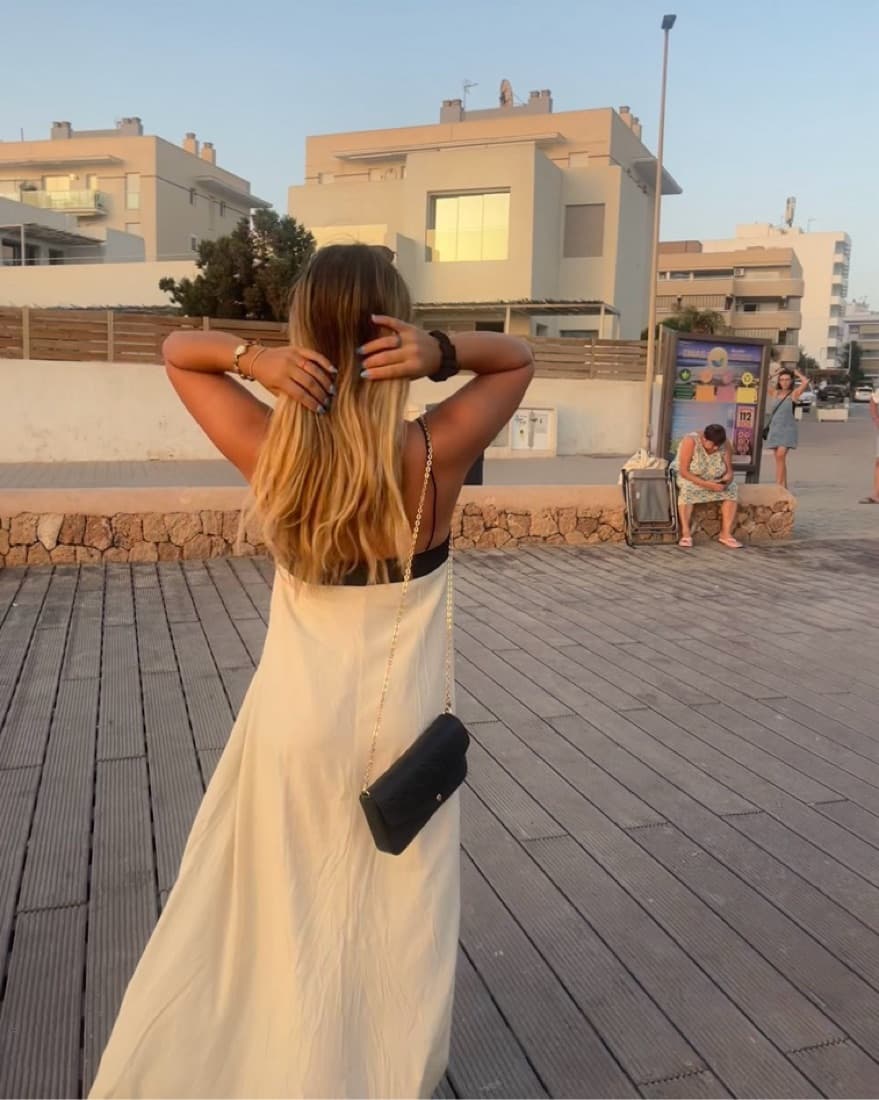 Off White Maxi Dress - Image 2