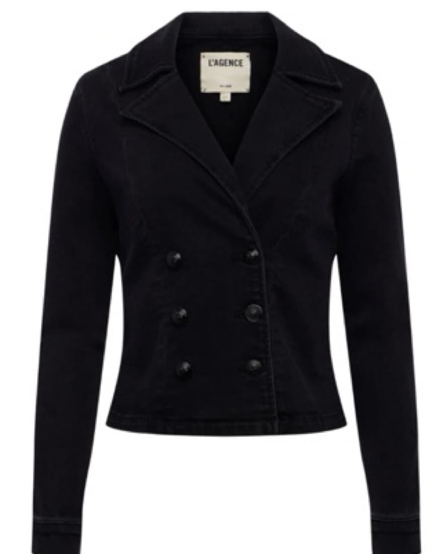 L’AGENCE ADMIRAL CROP DOUBLE JACKET - Image 3