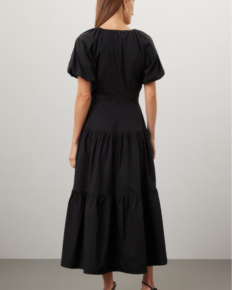 Smocked Tiered Maxi Dress - Image 3