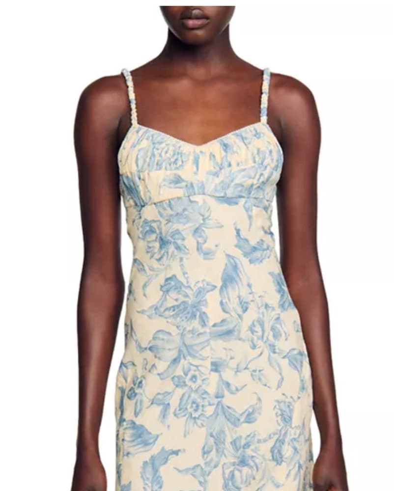 Sandro Corset Maxi Dress - Image 1