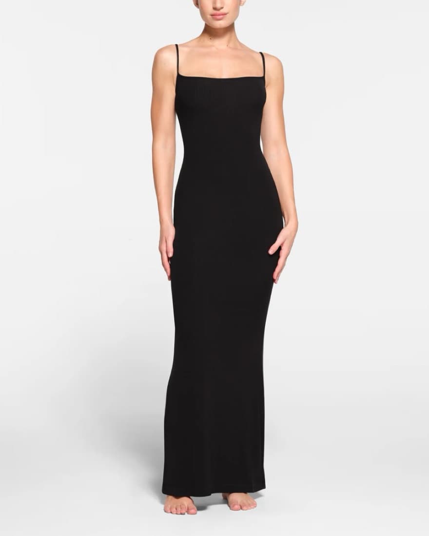 Skims Maxi Dress - Black / Onyx - Image 1