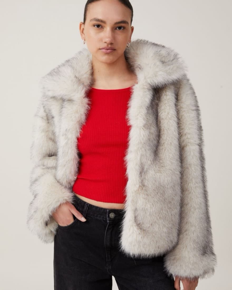 Mimi Faux Fur Jacket - Image 2