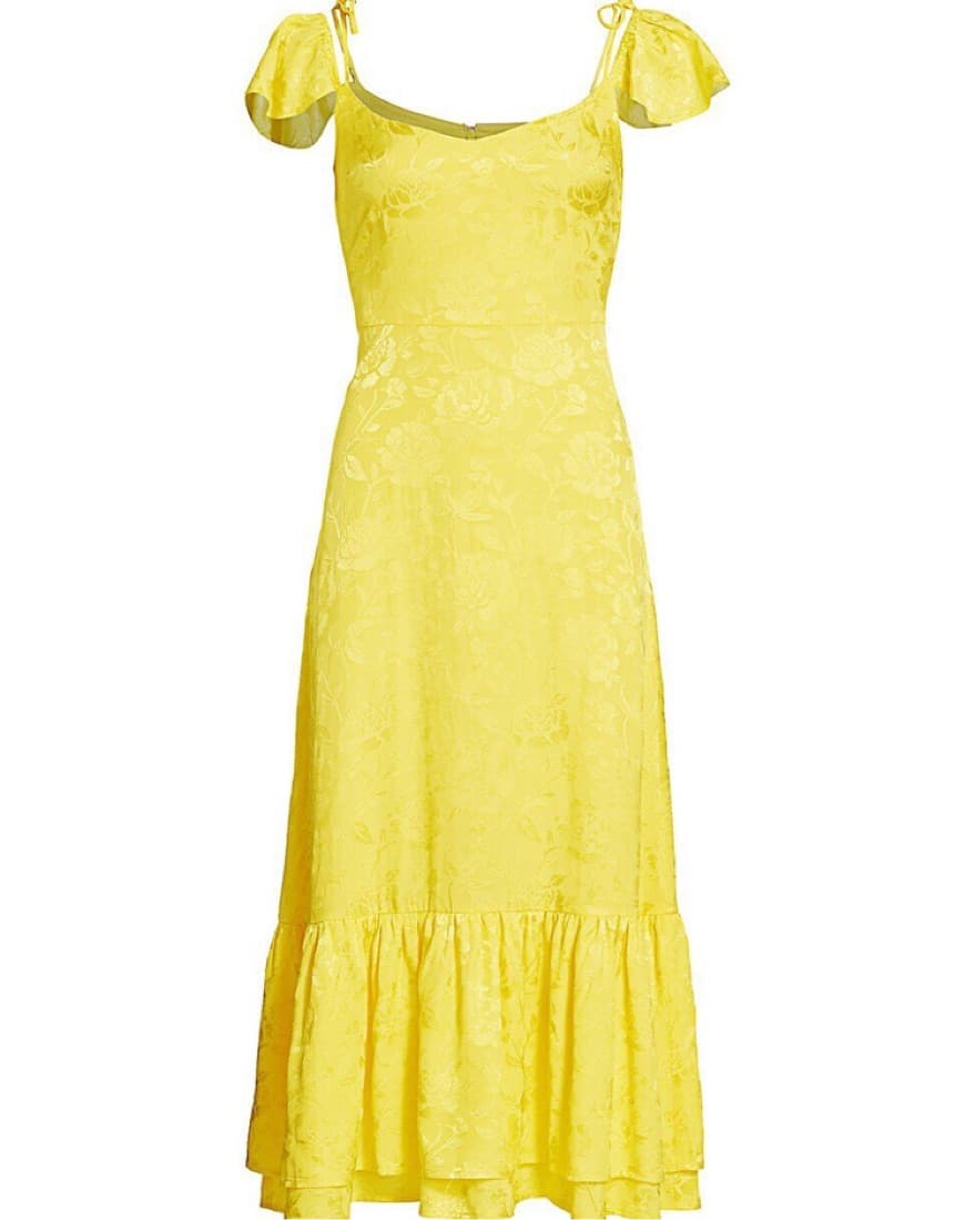 Staud Yellow Midi - Image 3