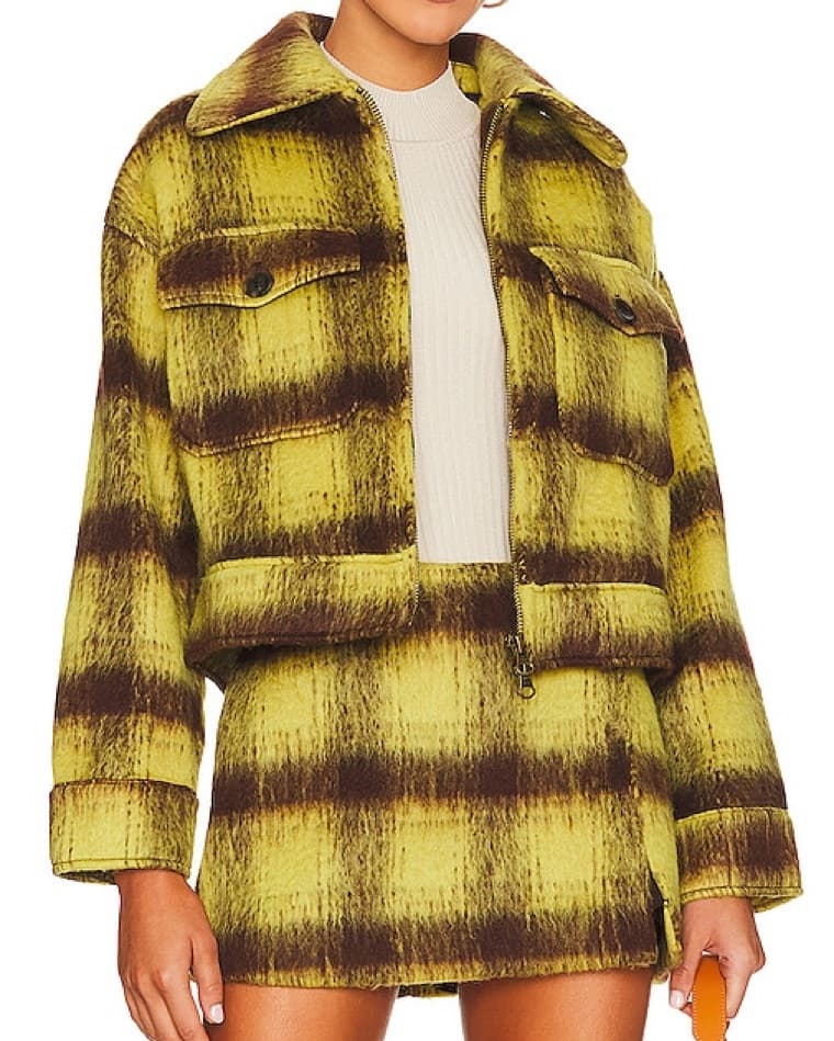 Plaid Jacket and Skort Set  - Image 1