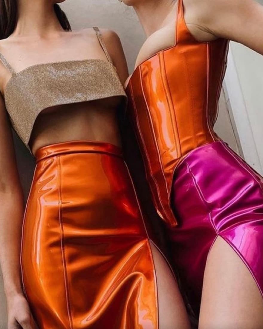 Orange LaQuan Smith Corset - Image 2