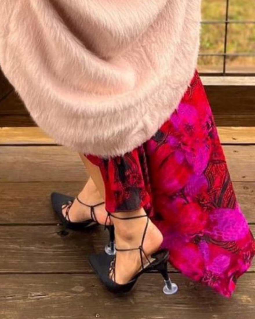 Manolo Blahnik Black Strappy Heels - Image 2