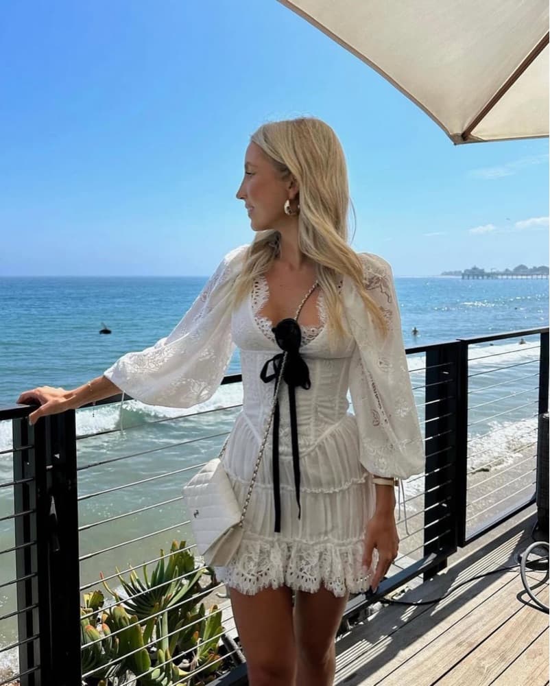 Ellis Lace Mini Dress - Image 2