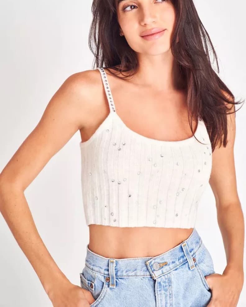LoveShackFancy Crystal Tank - Image 1