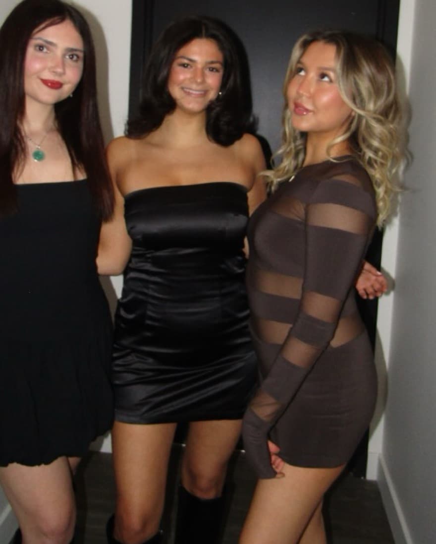 Black strapless dress - Image 1