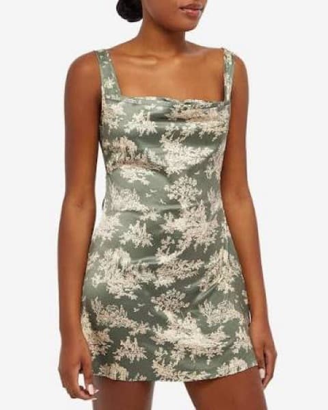 Miaou Silk Mini Dress  - Image 2