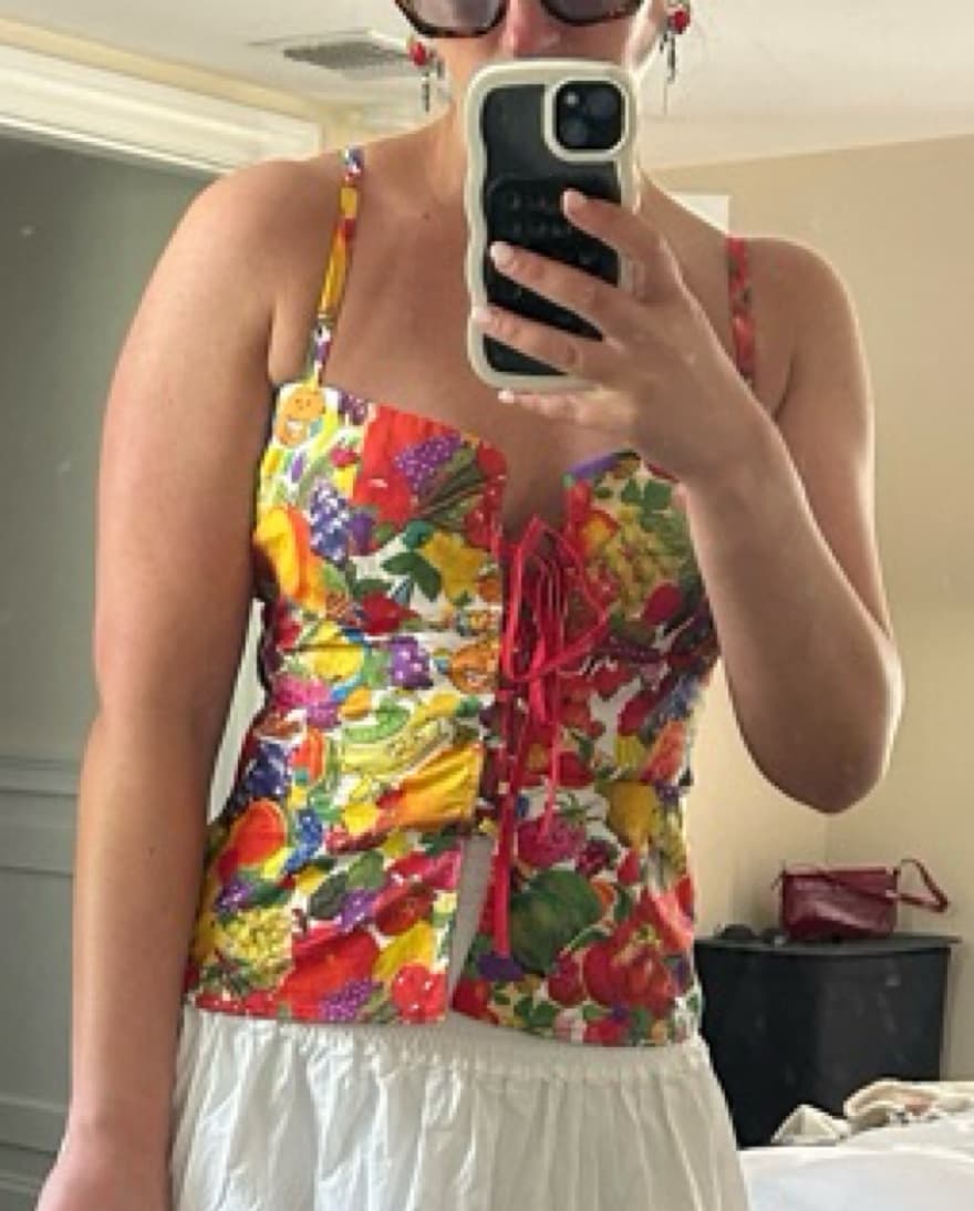 Tyler McGillivary Fruit Corset Top - Image 4