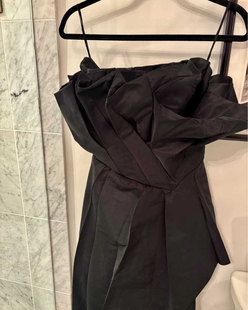 Alexander McQueen  Taffeta Midi Dress - Image 1