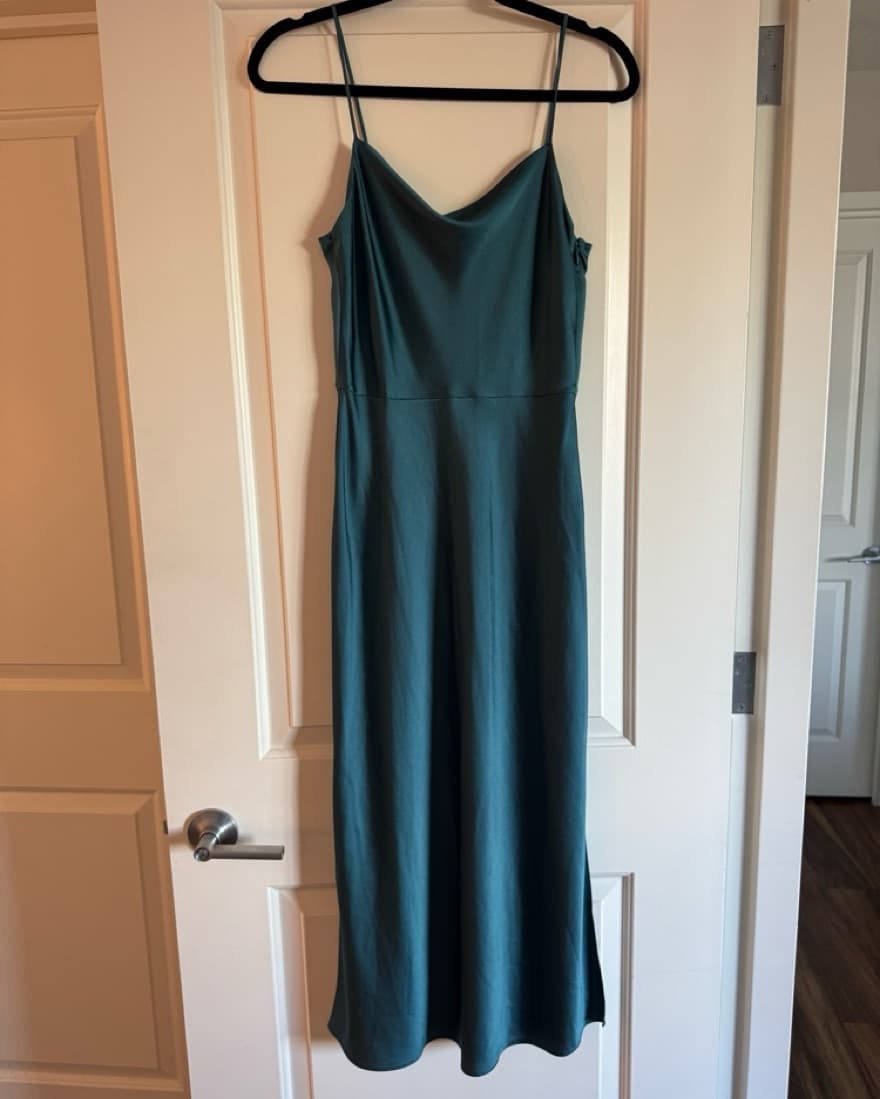 Vince Satin Midi Dress - Image 4