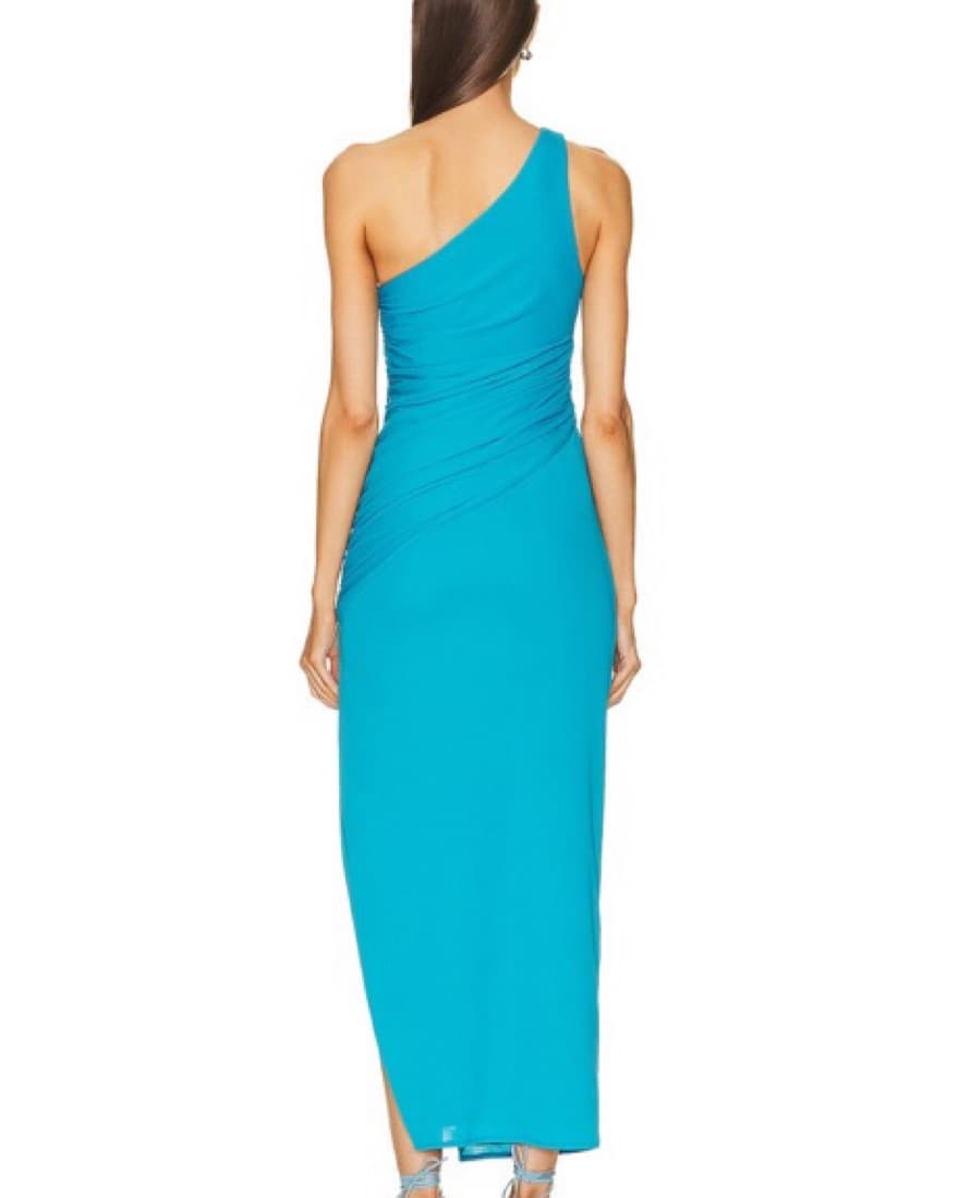 NICHOLAS Lennox Draped Asymmetrical Midi - Image 2