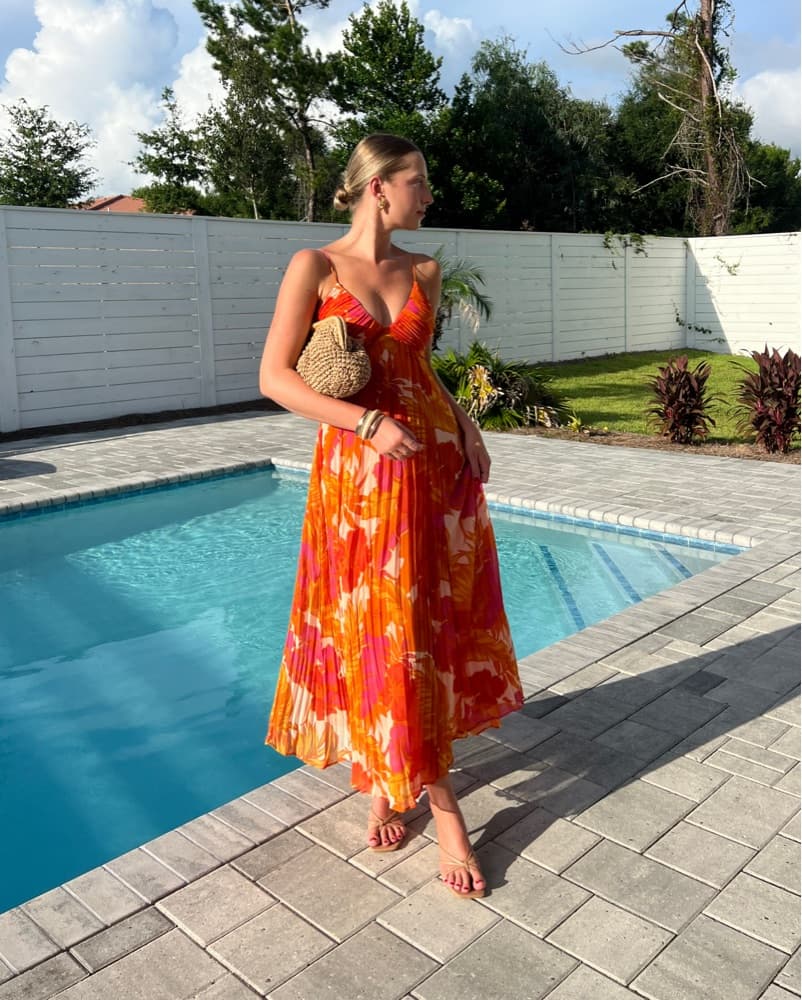 Mango Tropical Printed Dress - Image 2