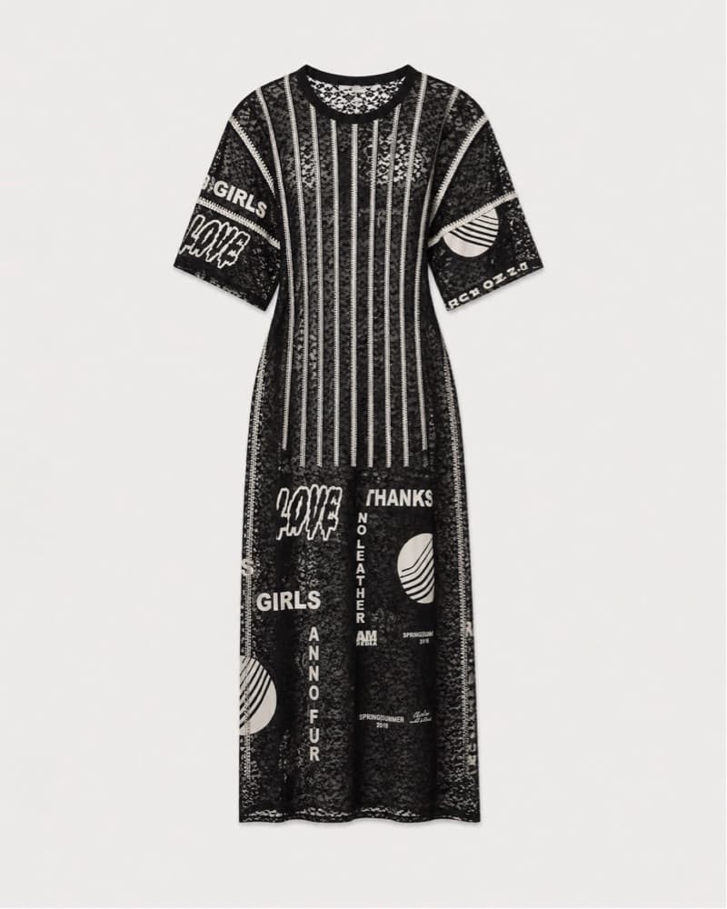 Stella McCartney Runway Black Lace Dress - Image 1