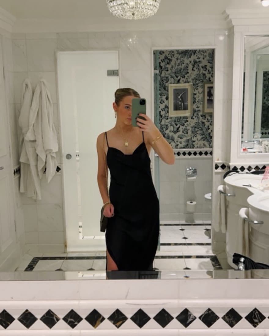 Urban Elegant Black Maxi Dress  - Image 1
