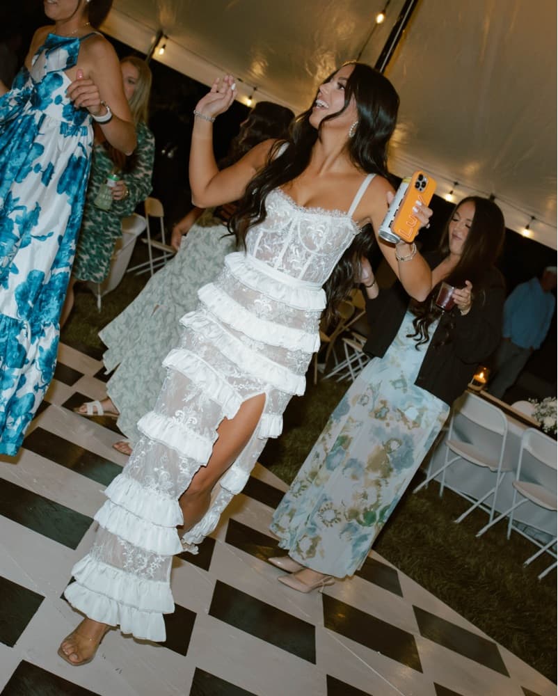 V. Chapman The Cassia Dress in White - Image 3