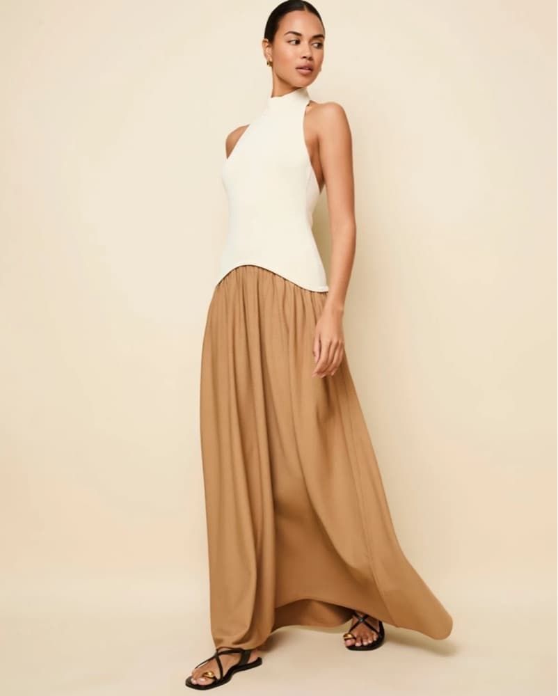 Solid & Striped halter Maxi Dress - Image 4