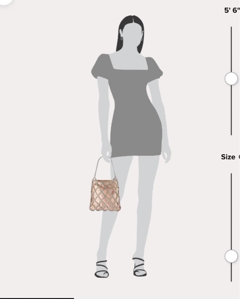 Kit crystal Cage Bag In Natural - Image 2