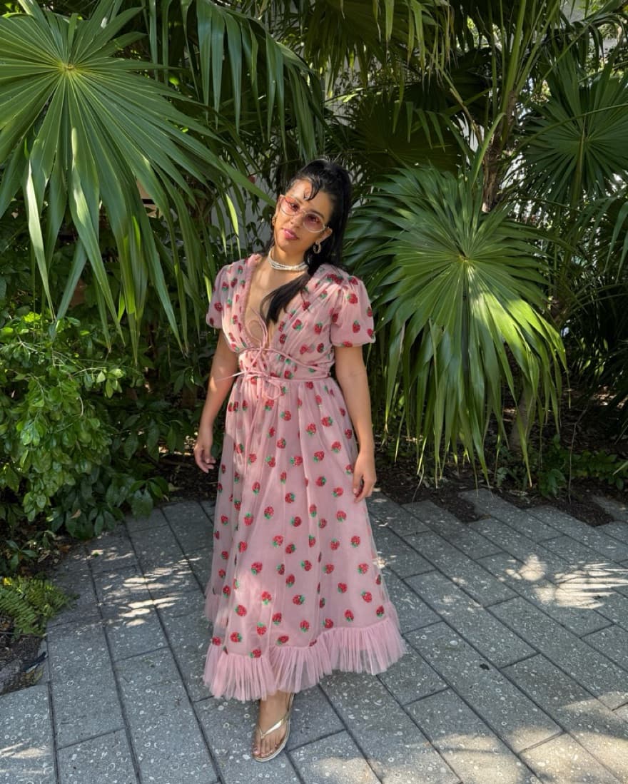 Enchantings Strawberry Maxi Dress - Image 1