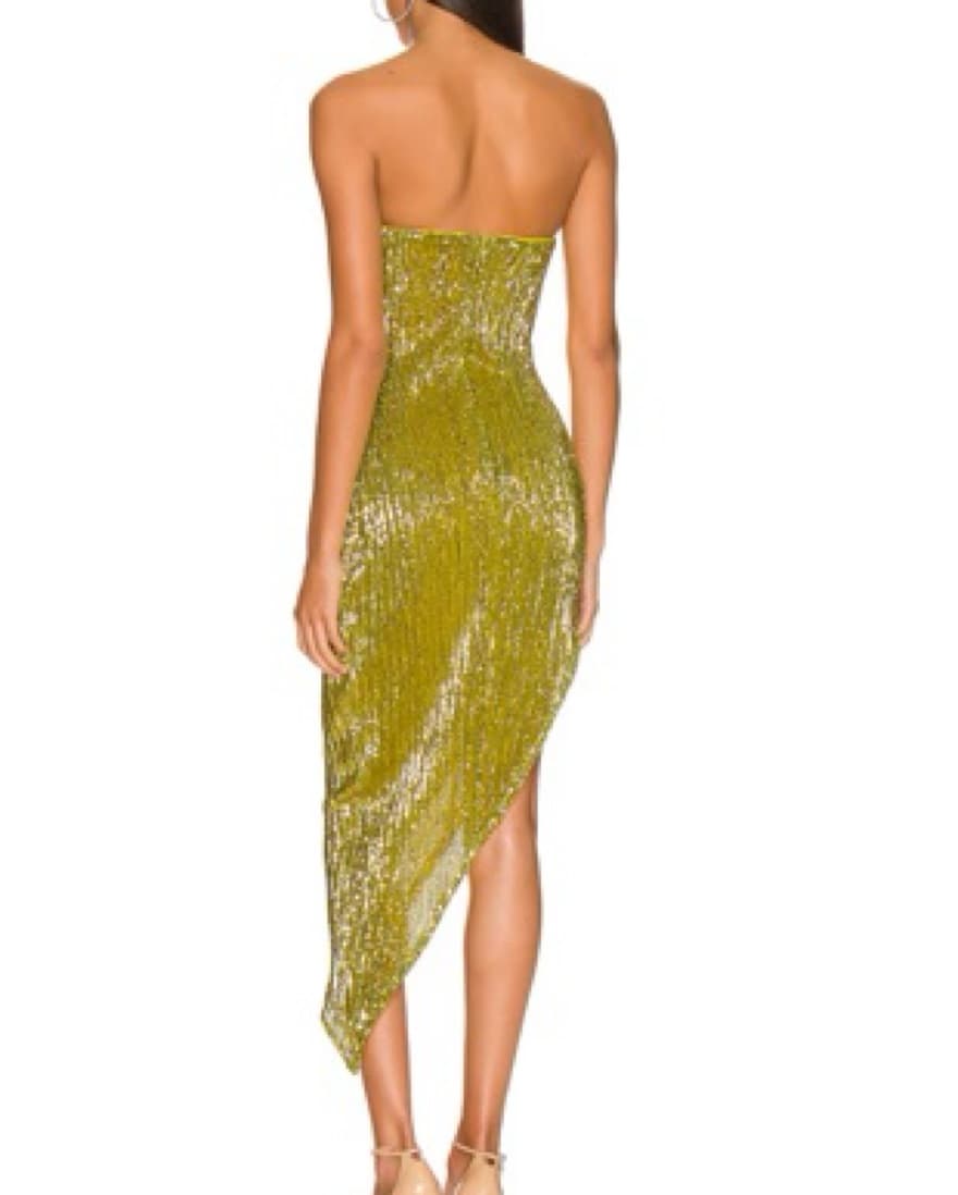Mackenzie Midi Dress in Limoncello - Image 3