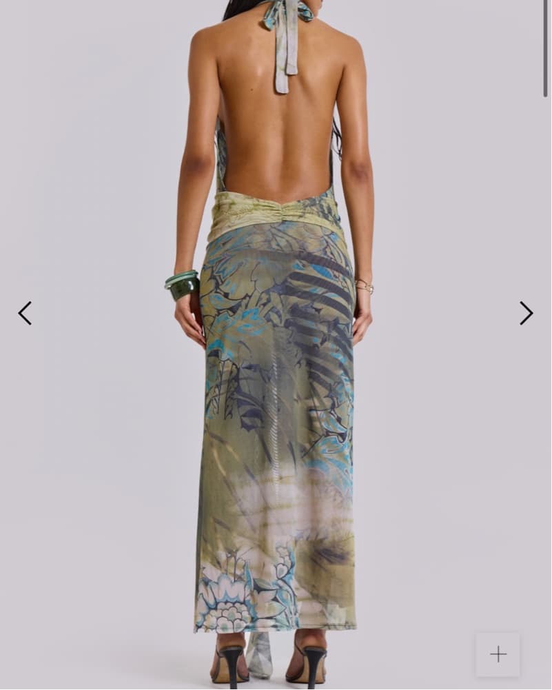 Jaded London Cindy Plunge Maxi Dress - Image 5