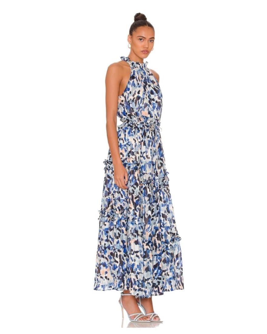 Elliatt Colorful Halter Maxi  - Image 3