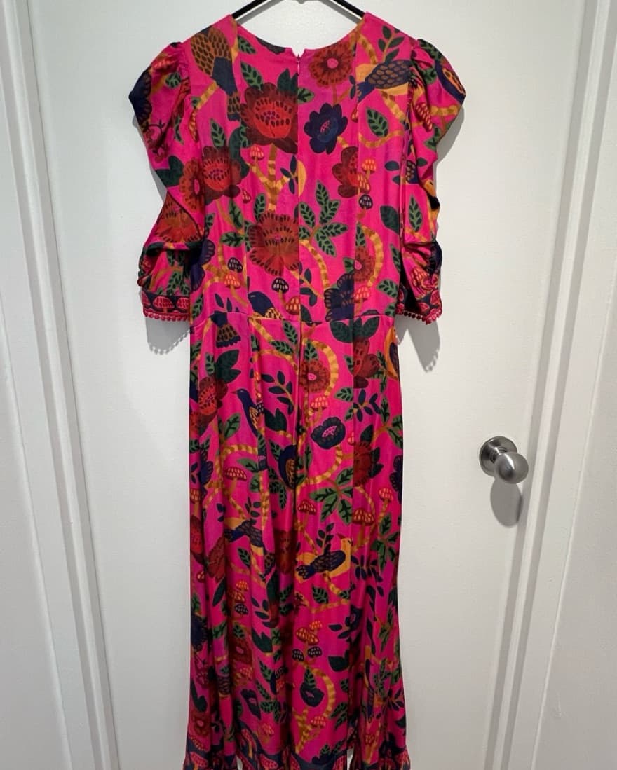 Vibrant Floral Maxi Dress - Image 4