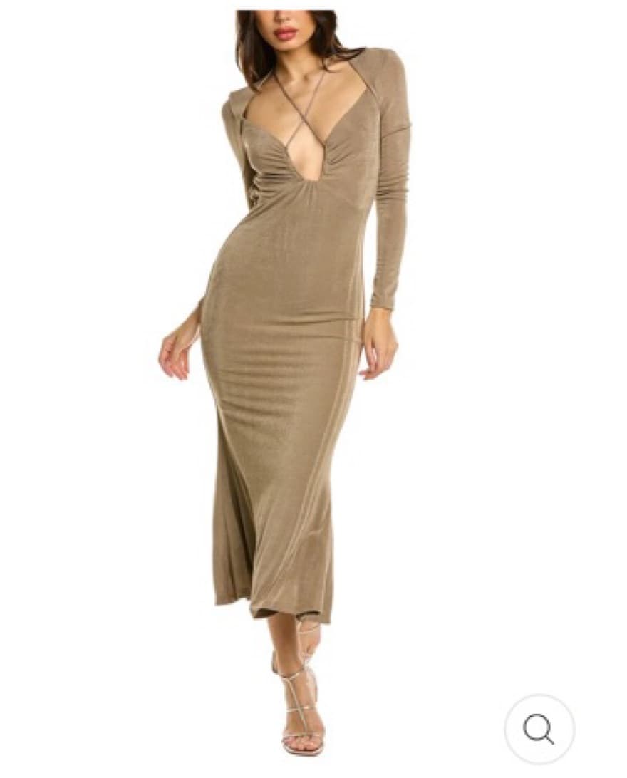 Revolve Midi Backless Dress - Image 2
