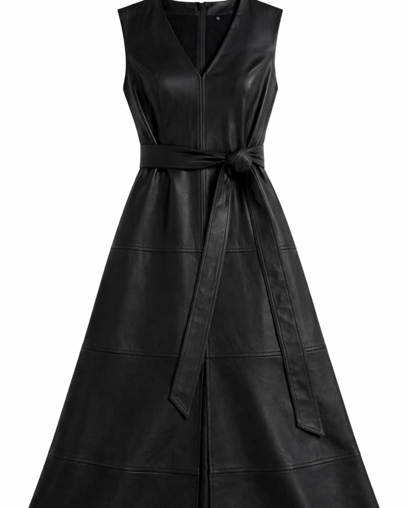 Tanya Taylor Reinella vegan leather midi - Image 2