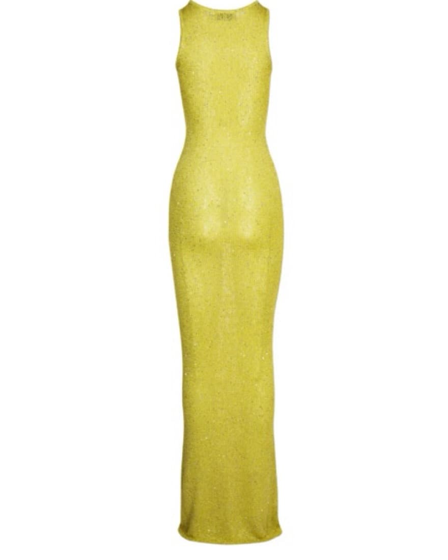 Asta resort-NATALIA DRESS - CHARTREUSE S - Image 2