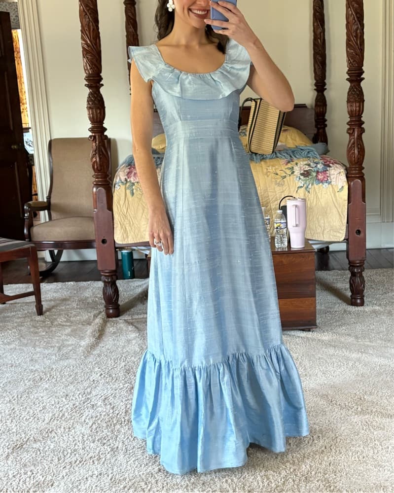 Louise New York Camille Gown Powder Blue - Image 4