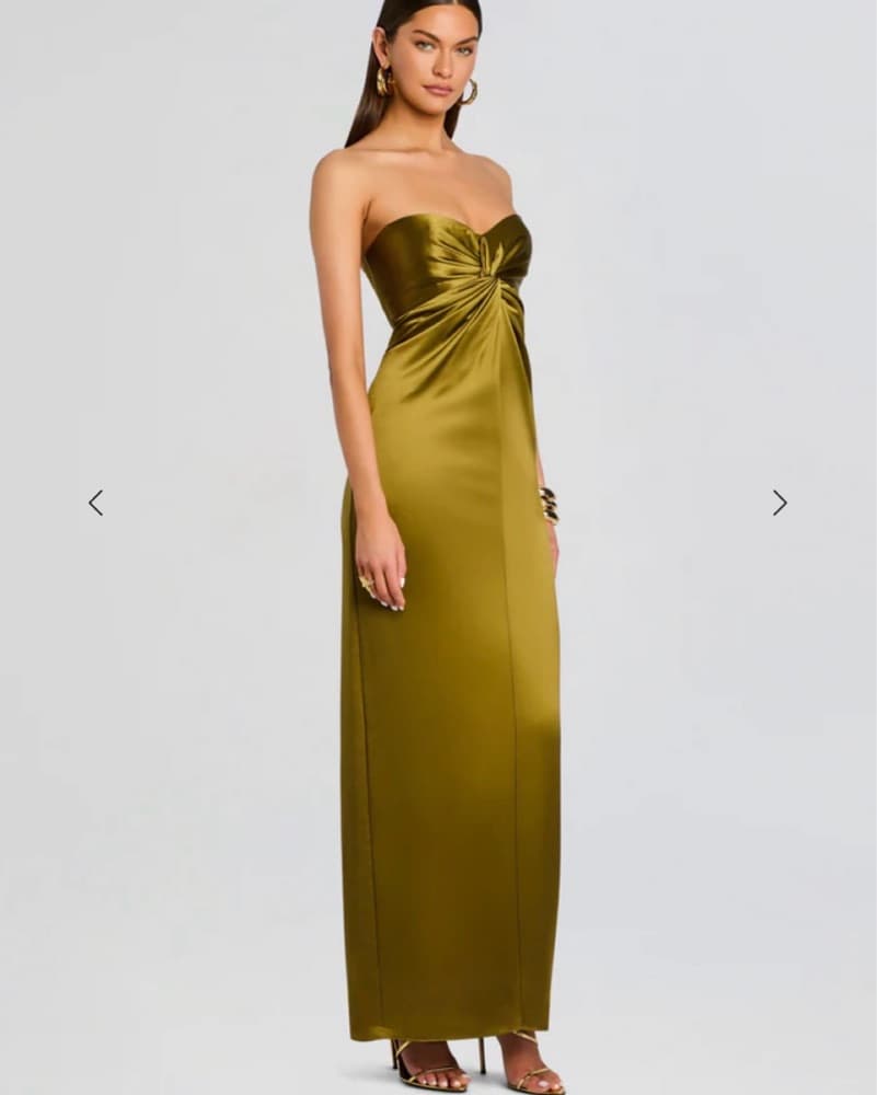 Retrofete Olivine (Green) Dress - Image 3
