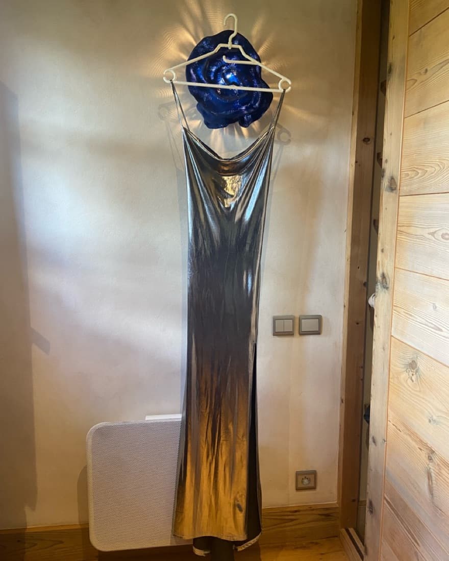 Metallic Long Dress - Image 1